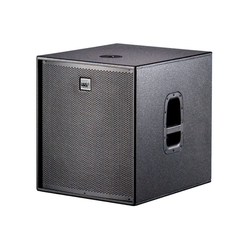 Subwoofer pasivo profesional de 18'' 600W 8 OHMS en Madera Negro