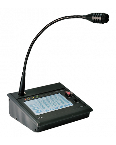 Consola microfonica avisos compatible norma EN54